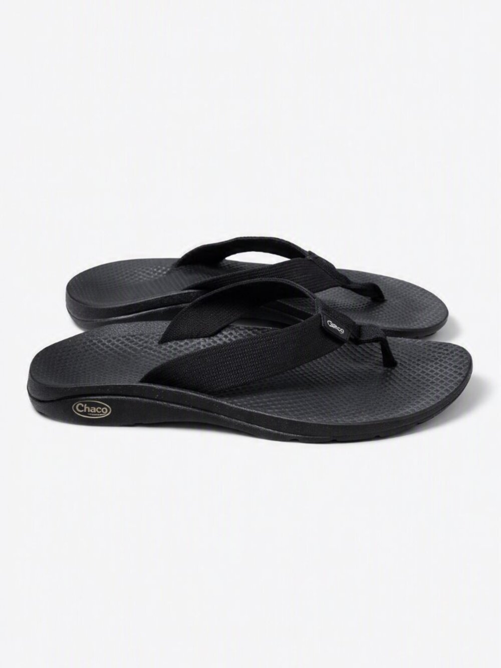 Chaco EcoTread Black Flip Flops Size Women's 8